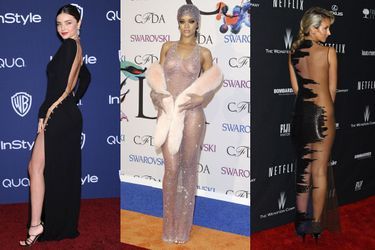 Transparence, décolletés, robes fendues : toutes les tenues les plus osées des stars en 2014