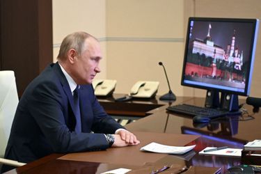 Vladimir Poutine le 3 mars 2022.