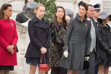 La princesse Stéphanie de Monaco et les princesses Alexandra et Caroline de Hanovre à Monaco, le 19 novembre 2015