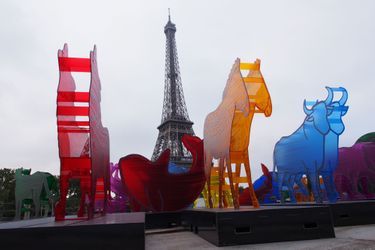 L'Arche de Noé Climat sur l'esplanade des invalides à Paris.
