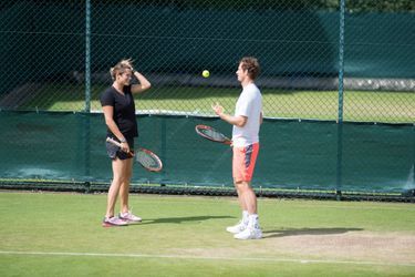 Enceinte, Amélie Mauresmo entraîne Andy Murray pour Wimbledon