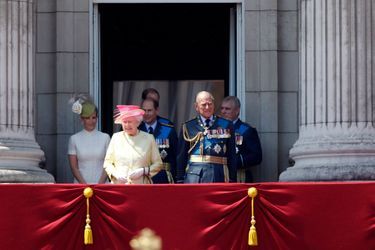 La reine Elizabeth II et le prince Philip à Londres, le 10 juillet 2015
