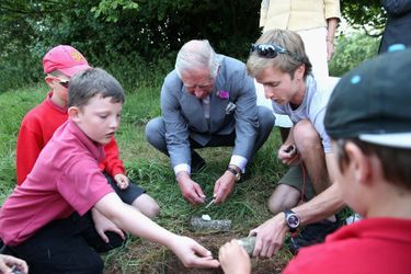 Le prince Charles à Monmouth, le 9 juillet 2015