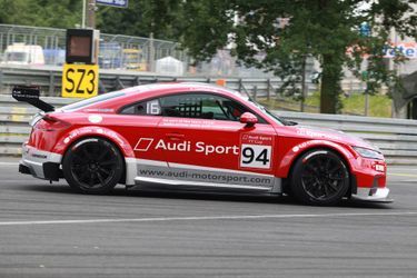 Pierre Casiraghi court l&#039;Audi Sport TT Cup à Norisring en Allemagne, le 26 juin 2015