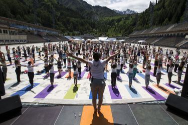 Le yoga fêté à travers la planète  - Première journée internationale
