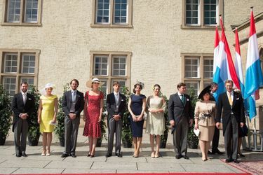 La famille grand-ducale à Luxembourg, le 23 juin 2015