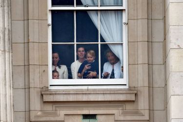 Le prince George à la cérémonie Trooping the Colour à Londres, à l&#039;occasion de l&#039;anniversaire de la reine Elizabeth