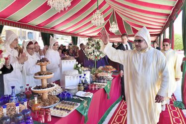 Le roi Mohammed VI du Maroc à Rabat, le 30 juillet 2015
