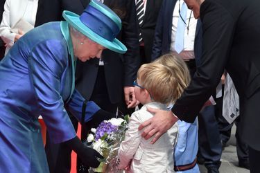 La reine Elizabeth II à Francfort-sur-le-Main, le 25 juin 2015