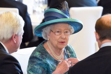 La reine Elizabeth II à Francfort-sur-le-Main, le 25 juin 2015