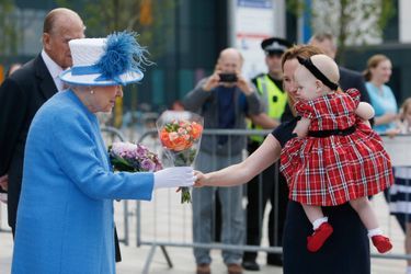 La reine Elizabeth II et le prince Philip à Glasgow, le 3 juillet 2015