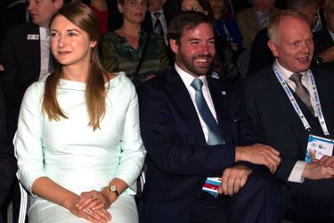 Le prince Guillaume et la princesse Stéphanie de Luxembourg à Reykjavik, le 1er juin 2015