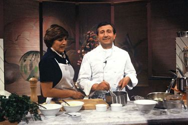 Anne-Marie Peysson et Michel Guerard en 1980