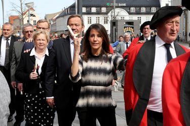 La princesse Marie de Danemark intronisée à la Guilde Christian IV à Aalborg, le 19 avril 2015