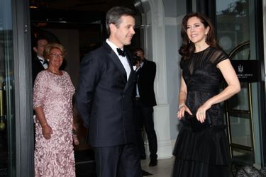 La princesse Mary et le prince Frederik de Danemark à l&#039;hôtel d&#039;Angleterre à Copenhague, le 25 avril 2015