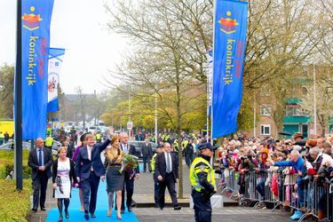 La reine Maxima et le roi Willem-Alexander des Pays-Bas à Zwolle, le 25 avril 2015