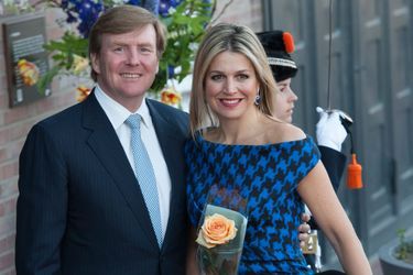 Le roi Willem-Alexander et la reine Maxima des Pays-Bas à Dordrecht, le 14 avril 2015