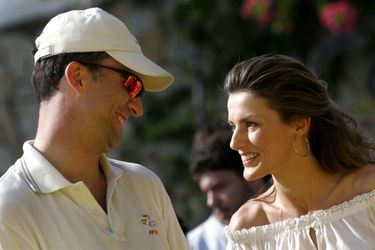 Letizia, alors princesse des Asturies, avec le prince Felipe, le 23 juin 2006