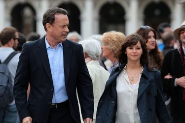 Tom Hanks et Felicity Jones à Venise le 28 avril 2015