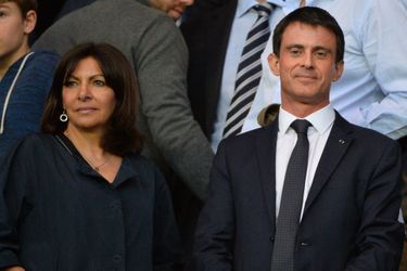 Anne Hidalgo et Manuel Valls à Paris le 15 avril 2015