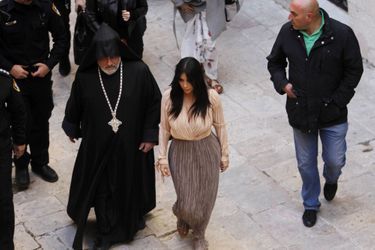 Kim Kardashian à Jérusalem le 12 avril 2015