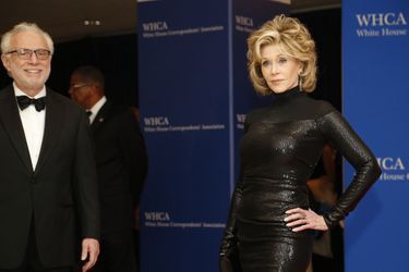 Wolf Blitzer et Jane Fonda au Dîner des Correspondants de la Maison Blanche