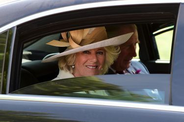 La duchesse de Cornouailles Camilla à Waterloo, le 17 juin 2015