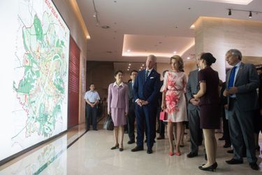 La reine Mathilde et le roi Philippe de Belgique à Wuhan, le 21 juin 2015