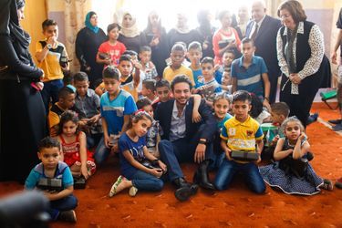 Le prince Hussein Ben Abdallah de Jordanie à Zarqa, le 28 juin 2015