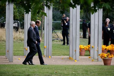 Le prince William au 7 July Memorial à Hyde Park à Londres, le 7 juillet 2015