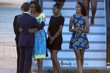 Passage par Londres entre filles pour le clan Obama
