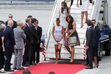 Tour d&#039;Europe estival pour les filles Obama à Milan