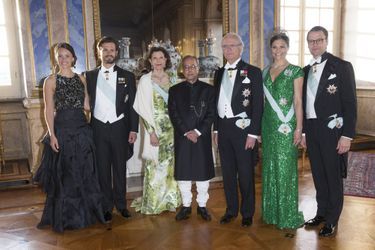 Victoria, Sofia, Silvia... - Dîner royal pour le président de l'Inde