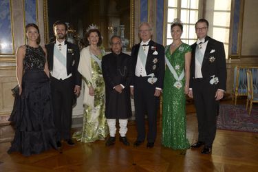 Victoria, Sofia, Silvia... - Dîner royal pour le président de l'Inde