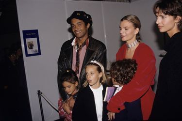 Avec Cécilia, Yelena et Joakim à Paris, 1993