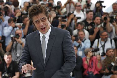 Benicio del Toro à Cannes le 19 mai 2015