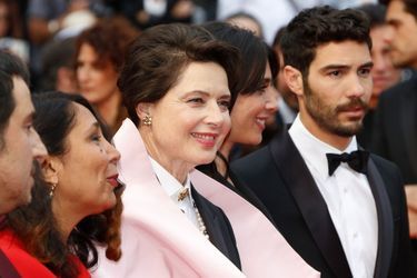 Isabella Rossellini et Tahar Rahim à Cannes le 23 mai 2015