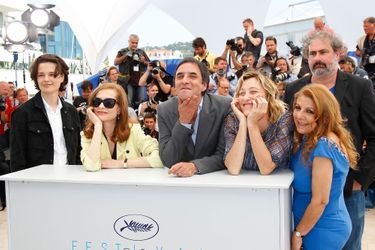 L'équipe du film "Asphalte" à Cannes le 17 mai 2015