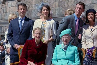 La famille royale de Danemark avec Helle Thorning-Schmidt à Copenhague, le 5 juin 2015