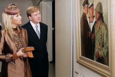 La princesse Maxima avec le prince Willem-Alexander des Pays-Bas à Camberra, le 23 octobre 2006