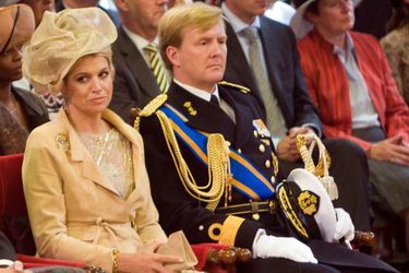 La princesse Maxima avec le prince Willem-Alexander des Pays-Bas à La Haye, le 18 septembre 2007