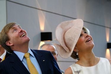 La reine Maxima avec le roi Willem-Alexander des Pays-Bas en Allemagne, le 4 juin 2013