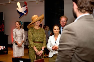 La reine Maxima des Pays-Bas au musée canadien de la Nature à Ottawa, le 28 mai 2015