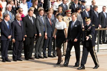 La reine Maxima et le roi Willem-Alexander des Pays-Bas au Cimetière national d&#039;Arlington, le 1er juin 2015