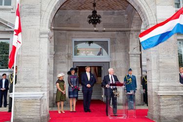 La reine Maxima et le roi Willem-Alexander des Pays-Bas au Rideau Hall à Ottawa, le 27 mai 2015