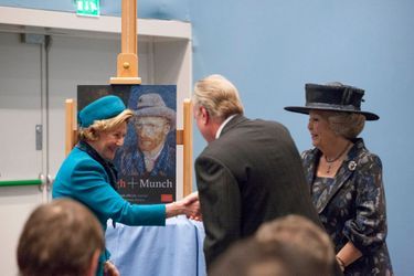 La reine Sonja de Norvège et la princesse Beatrix des Pays-Bas à Oslo, le 9 mai 2015