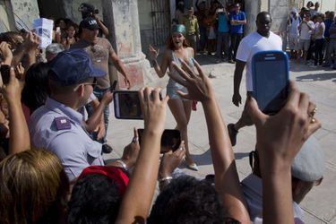 Rihanna à La Havane le 29 mai 2015