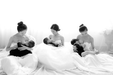 Les mamans chinoises sortent le sein - Journée de l’allaitement maternel en Chine