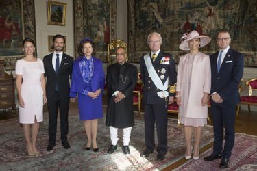 Victoria, Sofia, Silvia... - La famille royale de Suède accueille le président indien