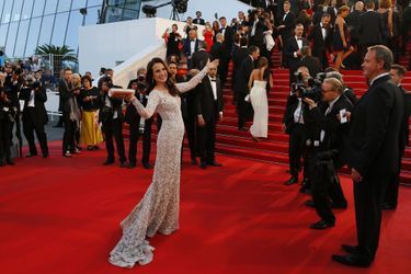 Andie MacDowell à Cannes le 16 mai 2015
